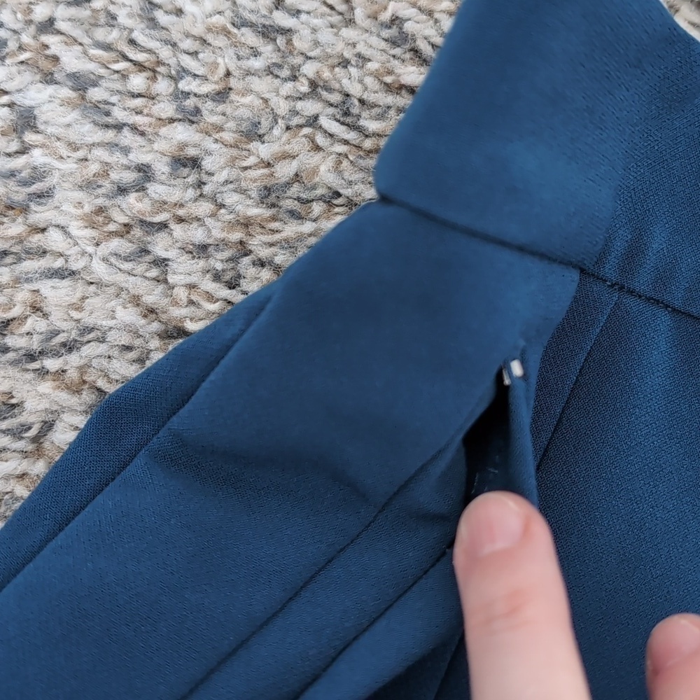 H&M High Rise Blue Shorts - Picture 2 of 6